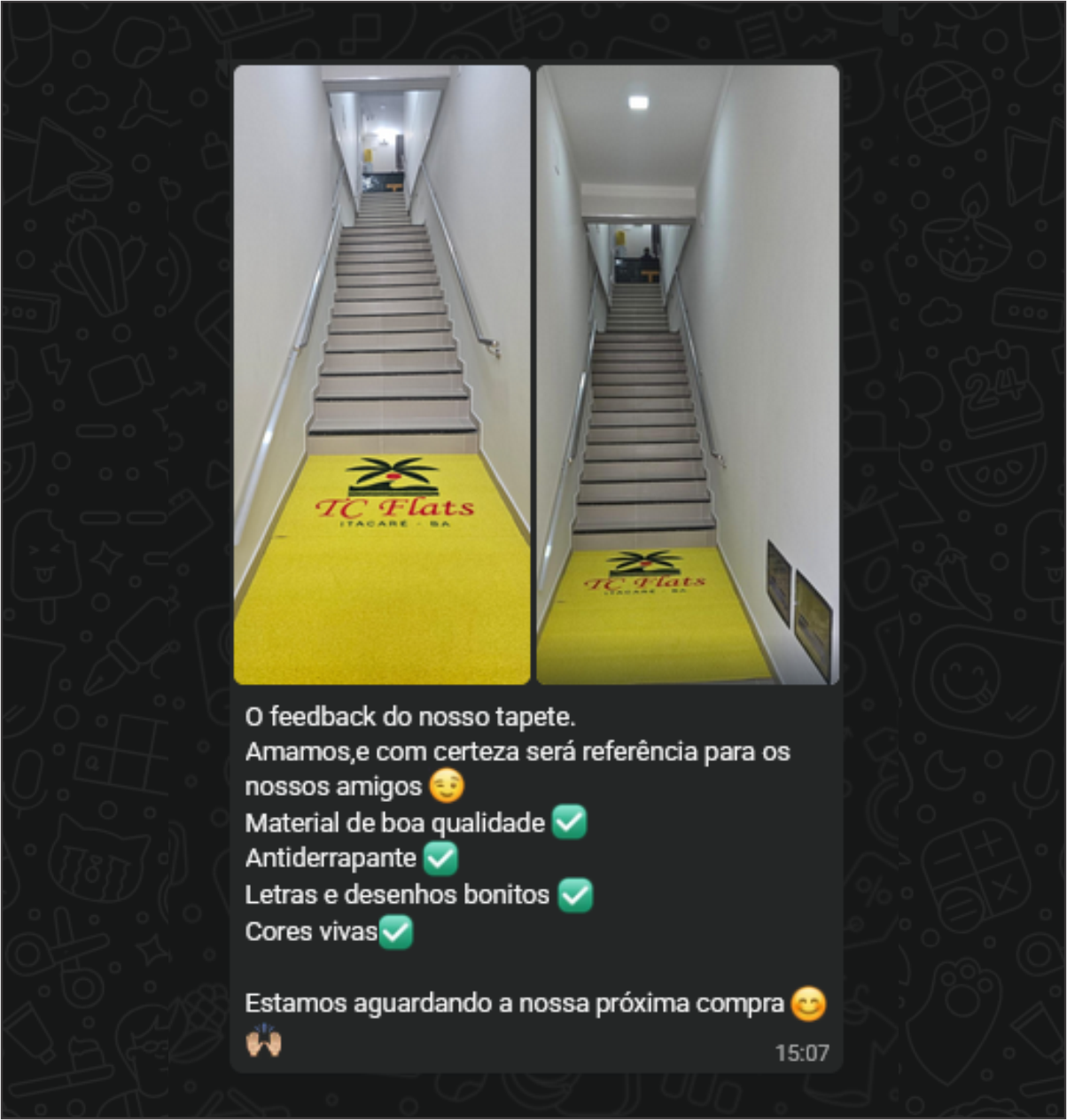 tapete para clínica